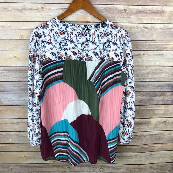 Anthropologie | One September Caia Floral Top Sz S - Picture 7 of 7